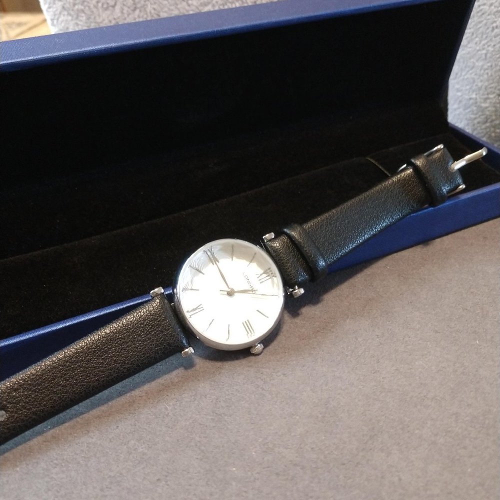 NWT Ladies Black Band Watch